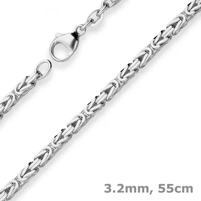 3-2mm-Königskette-aus-925-Silber-rhodiniert-55cm