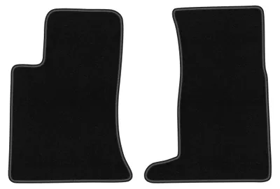 Image de Tapis avant en moquette aiguilletée pour Cadillac SRX 2004-2010 – 2 pièces, noirs, sur mesure – Wielganizator BASIC