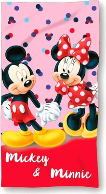 Produktbild von Disney Minnie Mickey Und Handtuch Mehrfarbig  Mehrfarbig One Size