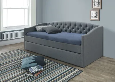 Zdjęcie produktu dla Łóżko ALESSIA 90x200 szare