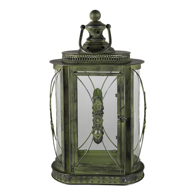 Immagine prodotto di Clayre & Eef, lanterna in metallo, colore verde