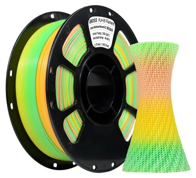 PLA+ Filament 1,75 mm, Regenbogen, 1 kg, 3D-Druck