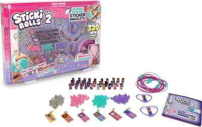 Produktbild von Sticki Rolls Station SERIE 2 Sticki Buch Set für Mädchen