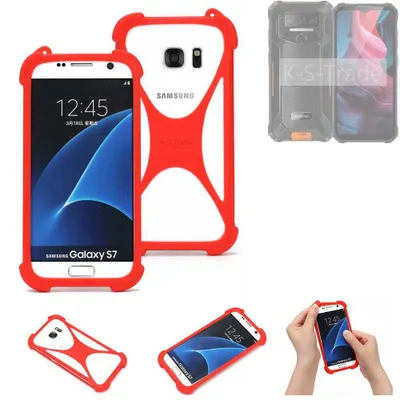 Produktbild von K-S-Trade Handy-Hülle kompatibel mit Oukitel WP32 Schutz-Hülle Bumper Silikon Schutz Hülle Cover Case Silikoncase Silikonbumper TPU Softcase
