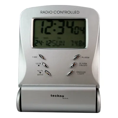 Zdjęcie produktu dla Technoline WT 171, Cyfrowy budzik, Srebrny, 12/24h, F, °C, LCD, Bateria