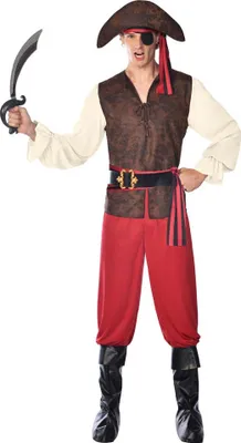 Produktbild von Seeräuber Ohnebart Piratenkostüm für Herren