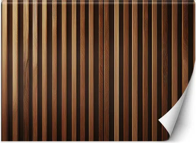 Immagine prodotto di Murale grande texture legno carta da parati marrone per pareti 300x210 cm colore Marrone tema 3D & geometrico