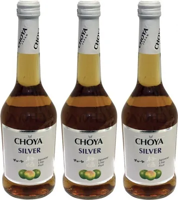 Produktbild von 3er-Pack CHOYA SILVER Aromatisiertes weinhaltiges Getränk (3x 500ml) - Japan Ume Fruit