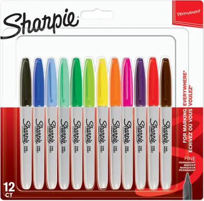 Produktbild von Sharpie F Permanentmarker 12 Einheiten Mehrfarbig Mehrfarbig One Size