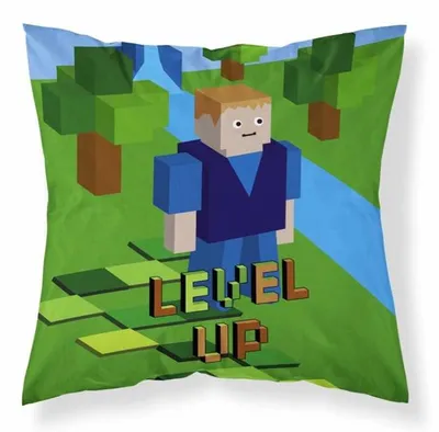 Produktbild von Kissenbezug, Dekokissenbezug, Kinderkissenbezug 40x40 Minecraft 037