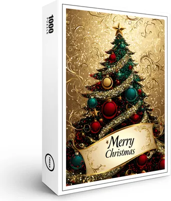 Produktbild von raxxa Premium-Puzzle "Christmas Tree", 1000 Teile