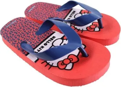 Produktbild von Hello Kitty Kinder Mädchen FlipFlops Sandalen Latschen Gr. 24-32 – Rot / 28