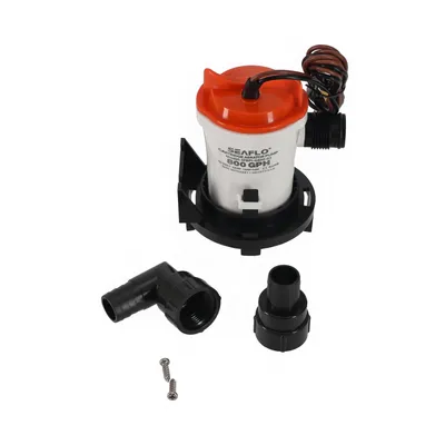 Produktbild von Bilgepumpe 12V Lenzpumpe selbstansaugend Wasserpumpe mit Saugkorb Ansaugpumpe 3000 Liter /h mobile Tauchpumpe Pumpe Boot