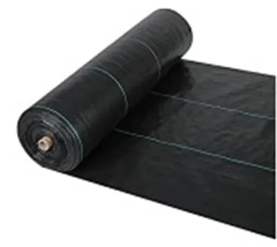 Zdjęcie produktu dla Tkanina przeciwchwastowa do ogrodów – wymiary 1,22 x 76,2 m – wyjątkowo wytrzymała (5 oz) – wysoka przepuszczalność wody – do klombów – czarna
