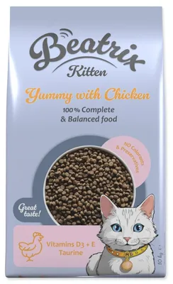 Productafbeelding van Beatrix Kitten voer met kip, 10 kg