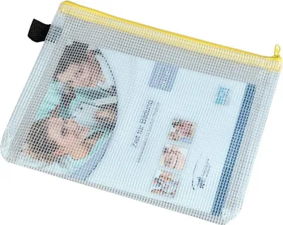 Produktbild von Verschlussbeutel B190xL250mm mit Reißverschluss gelb