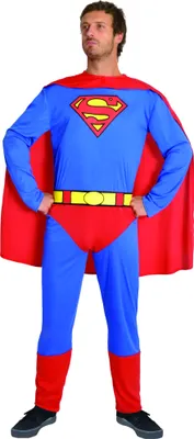 Produktbild von Ciao- Superman costume disguise fancy dress adult official DC Comics, Blue, Red