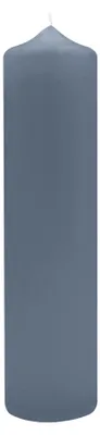 Produktbild von Spitzkopf Stumpen Kerzen Pacific Blue Blau/Grau 30 x Ø 6 cm, 6 Stück