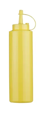 Zdjęcie produktu dla Bar Utensils Paderno Dosierflasche 360 ml PE gelb 41526-G2