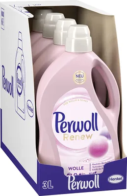 Produktbild von Perwoll Renew Wolle 4x40 Wäschen Feinwaschmittel Kaschmir Seide Knötchen