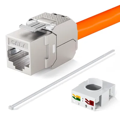 Obrázok produktu pre Keystone modul RJ45 Cat.7 bez použitia náradia
