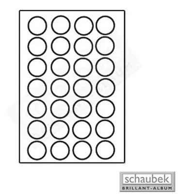 Produktbild von Schaubek Numismatik Münzkollektion Münzschuber Solo, blau, K828