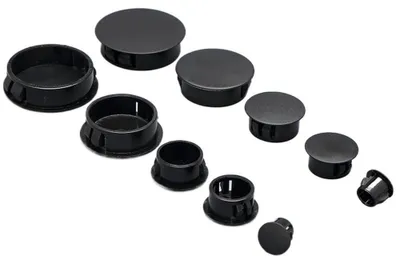 Image de Cache-câbles en plastique à clippage - 10 pièces