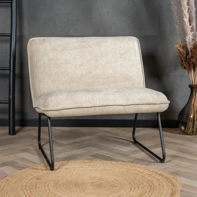 Produktbild von Bronx71 Sessel Merle Stoff modern beige