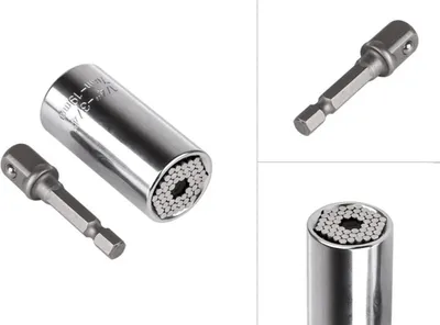 Produktbild von Universal-Steckschlüssel für Sechskantkopf M4 bis M12 - Pro Stück