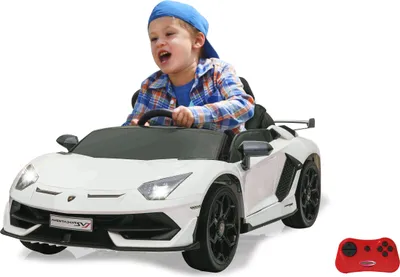 Produktbild von Ride-on Lamborghini Aventador SVJ weiß 12V 2,4GHz