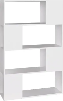 Produktbild von vidaXL Bücherregal Raumteiler Weiß 80x24x124,5 cm Holzwerkstoff