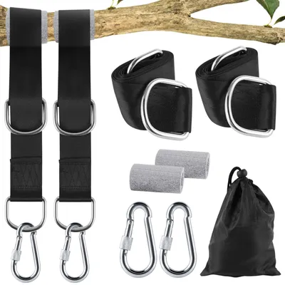 Productafbeelding van Schommelbevestiging - Hangmatbevestiging - Ophangriemen - 2 x 150 cm - Tot 1000 kg