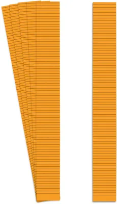 Produktbild von Markierungsstreifen 4mm B300xH32mm VE=10 Stück orange