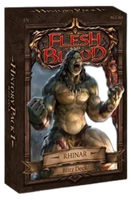 Produktbild von Flesh and Blood History Pack 1 - Rhinar Blitz Deck