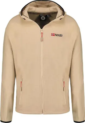 Image de Geographical Norway Herren Fleece-Sweatshirt Braun WY9247H/GN-Taupe Grösse S
