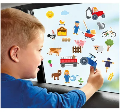 Produktbild von Totum Window Stickers Farm, 3 Jahr(e), Farm, Mehrfarbig