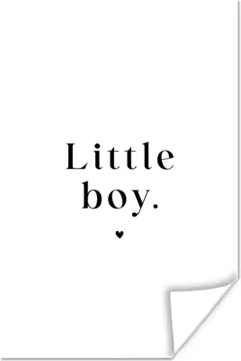 Produktbild von MuchoWow® Poster Kinder - Sprichwörter - Kleiner Junge - Zitate - Jungen 60x90 cm - Wanddekoration