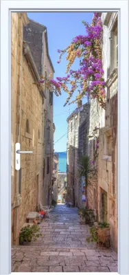 Immagine prodotto di Adesivo per porta in tessuto con Altstadtstraße, 523PD
