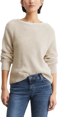 Produktbild von Marc O'Polo Women's Pullovers Long Sleeve Pullover Sweater, Weiß, XL