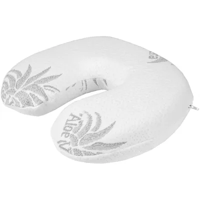 Obrázok produktu pre Vankúš s pamäťovou penou a snímateľným poťahom, vankúš na krk 30x35cm