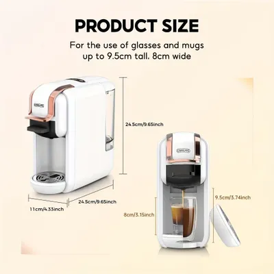 Productafbeelding van Koffiecapsuleautomaat - Espresso Machine - Koffiezetapparaat - Volautomatische Koffiemachine - Capsule Machine