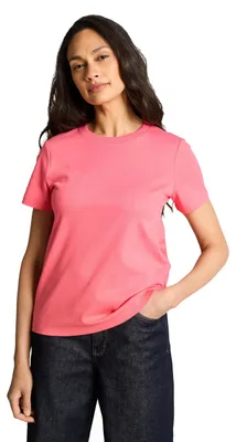 Produktbild von TOM TAILOR Damen T-Shirt Regular Fit aus atmungsaktiver Baumwolle