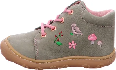 Produktbild von Ricosta MECKI eukalyptus/Vögelchen echt Leder Kinderschuhe