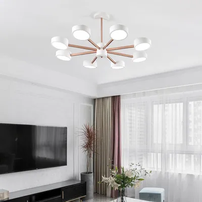 Obrázok produktu pre LED stropné svetlo 9013D-8-W biele s diaľkovým ovládaním Farba svetla nastaviteľná Akrylové tienidlo A+ LED svetlo do obývačky