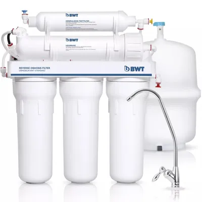 Umkehrosmose-System 5-stufig, 75 GPD, 12 L Tank, ohne Pumpe