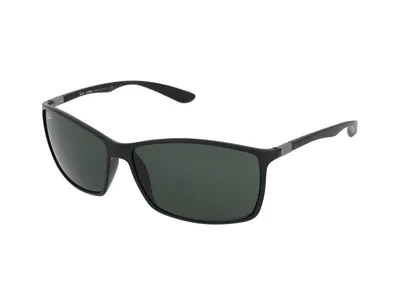 Produktbild von Ray-Ban RB4179, Erwachsener, Uni, Rechteckig, Schwarz, Nicht-polarisierte Linse, Grün