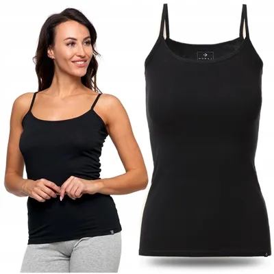Produktbild von Top - Top schwarz Größe M - Top Damen schwarz - Top Baumwolle - Top eng