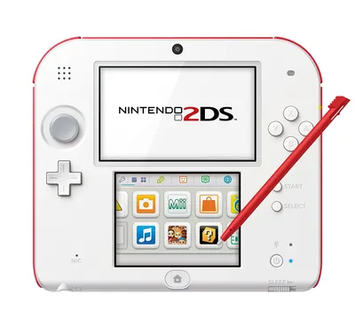 Produktbild von Nintendo 2DS Konsole weiss rot Limited Edition inkl. Tomodachi Life