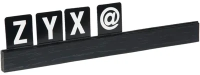 Produktbild von Buchstabenleiste schwarz