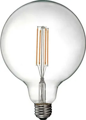 Immagine prodotto di Lampadina con filamento LED e27 6w 800lm 3200k luce calda ø12,5x17cm edm